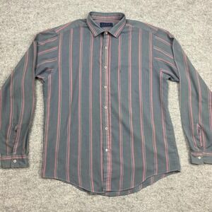 levi's Shirt Mens L  Button Up Western Long Sleeve‎ plaid cowboy big E Vintage